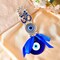 Evil Eye Hanging Decoration Om Design Evil Eye Decor for Living Room Bedroom Office Car Hanging Turkish Nazar Amulet Door Wall Hanging Ornament for Good Luck Pendant Charm Gift (6 Inch)